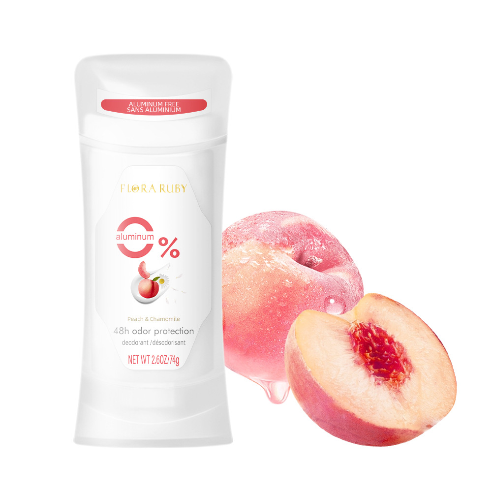 Long-lasting fragrance body cream - Underarm deodorant body stick - Portable aluminum-free refreshing body lotion lavender 74g