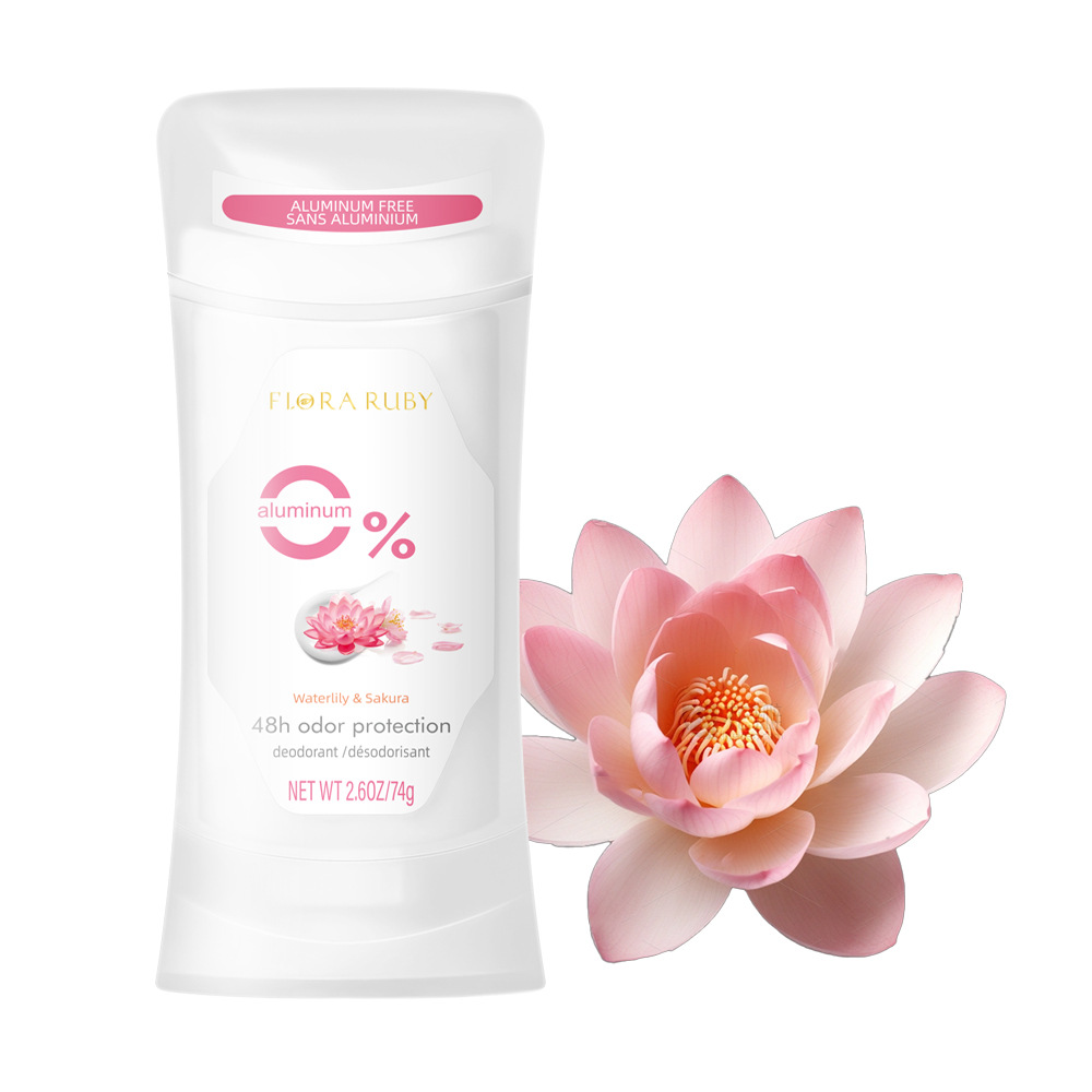 Long-lasting fragrance body cream - Underarm deodorant body stick - Portable aluminum-free refreshing body lotion lavender 74g