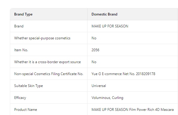 Melfin Full-Lash 4D Eyelash Mascara - Waterproof, Thick, Fine, and Long-lasting, No Runny Effect mascara cream 80g [分类版本3]