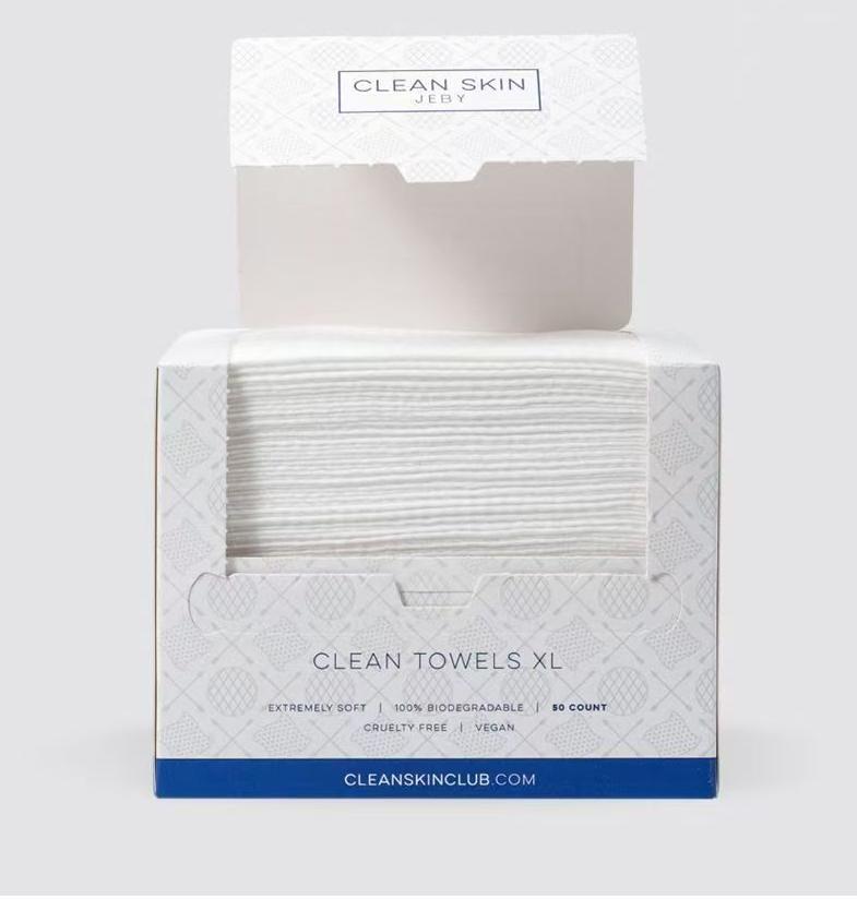 Thickened face towel - disposable soft towel for cleaning - antibacterial facial cleansing wipe - packaged in a tissue box - roll style white 26*30cm [分类版本2]