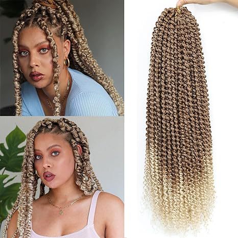 Afro Passion Twist Hair Twist Crochet Hair Twist Synthetic Fiber Crochet Hair Easy Braiding Extension Hair 1B# 10 inch
