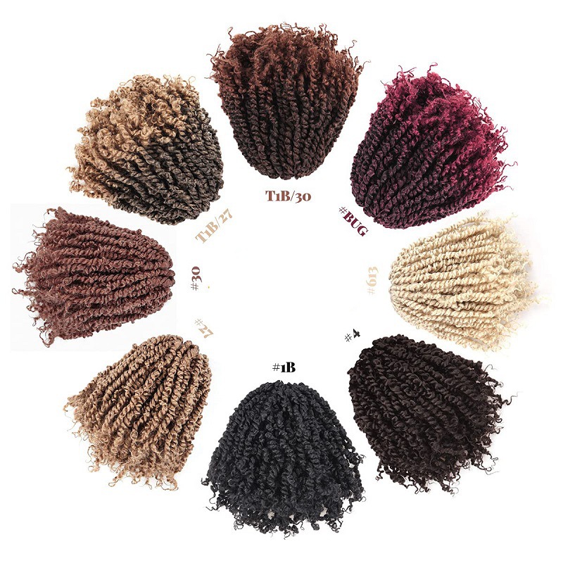 Synthetic hair wig with two braids and dirty braids dirty braids 10 inches butterfly Locs hook needle hair 1 10 inch