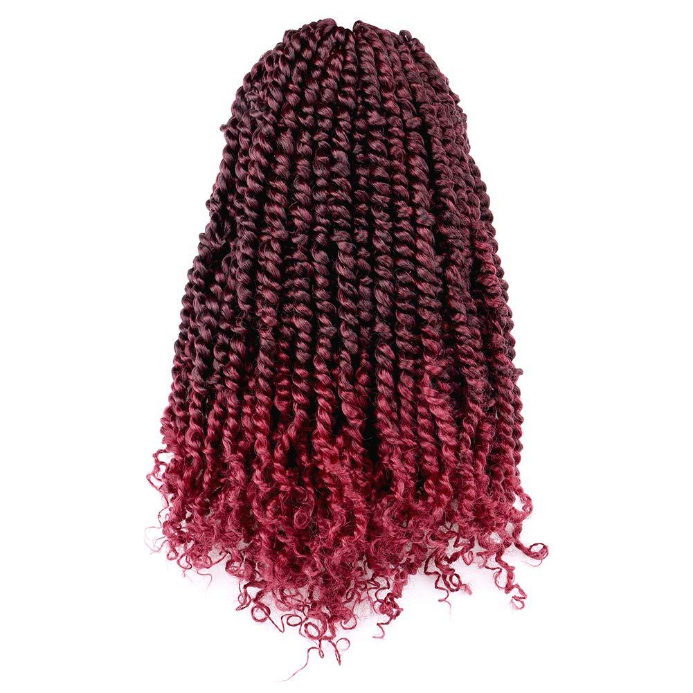 Synthetic hair wig with two braids and dirty braids dirty braids 10 inches butterfly Locs hook needle hair 1 10 inch