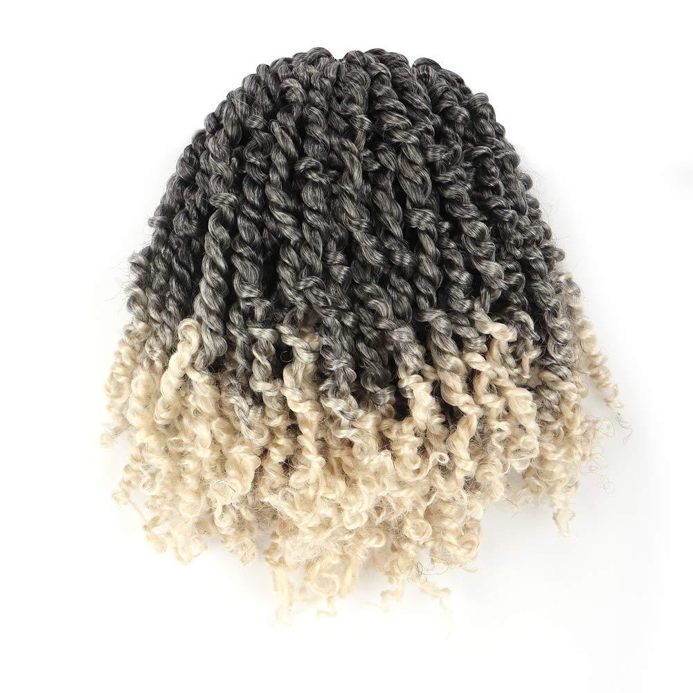 Synthetic hair wig with two braids and dirty braids dirty braids 10 inches butterfly Locs hook needle hair 1 10 inch