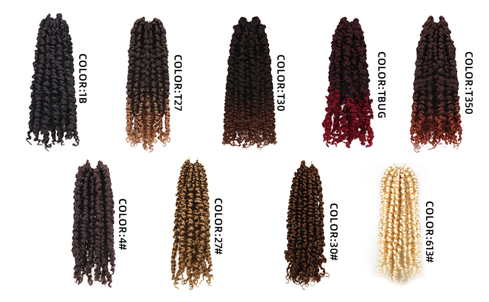 Synthetic hair wig with two braids and dirty braids dirty braids 10 inches butterfly Locs hook needle hair 1 10 inch [分类版本3]