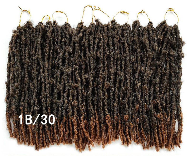 Butterfly Locs Soft Locs Crochet Braids Handmade Prelooped Pretwisted Hair Extension Hair Tresses 1 B 14 inch