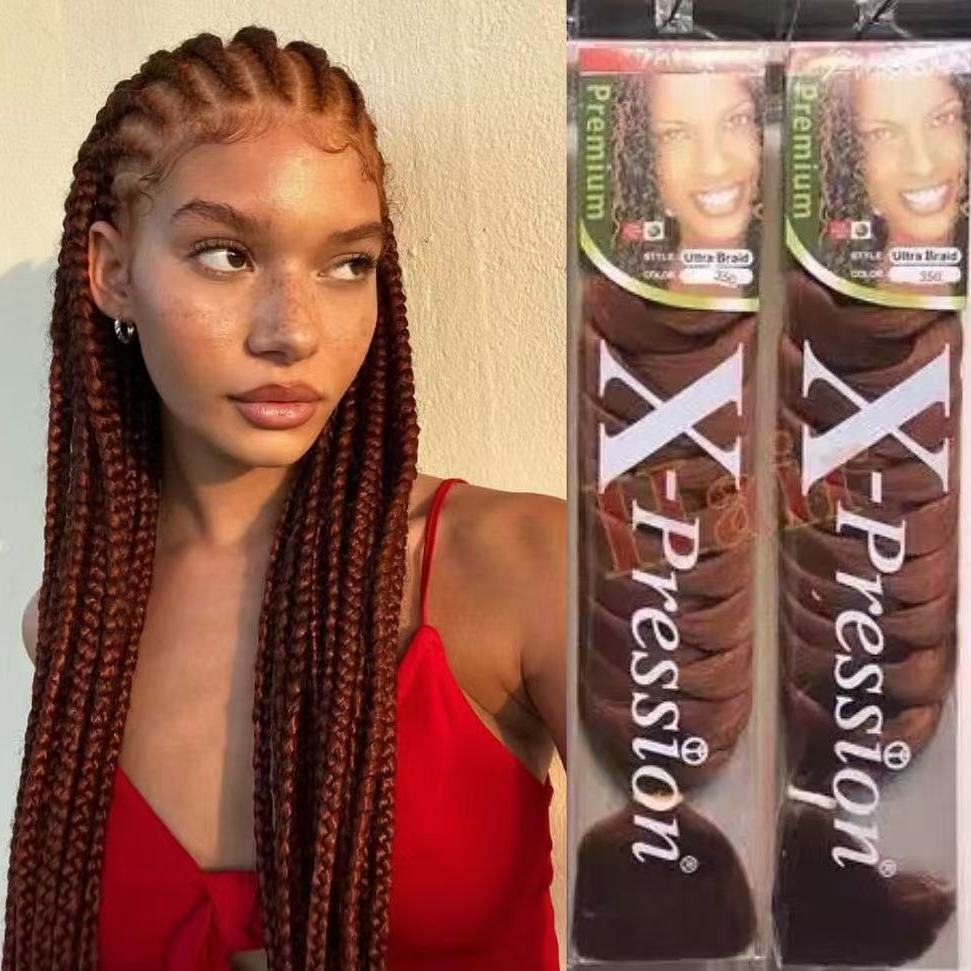 41INCH Xpression Braids Hair Extension Twist Jumbo Braids color 1 long