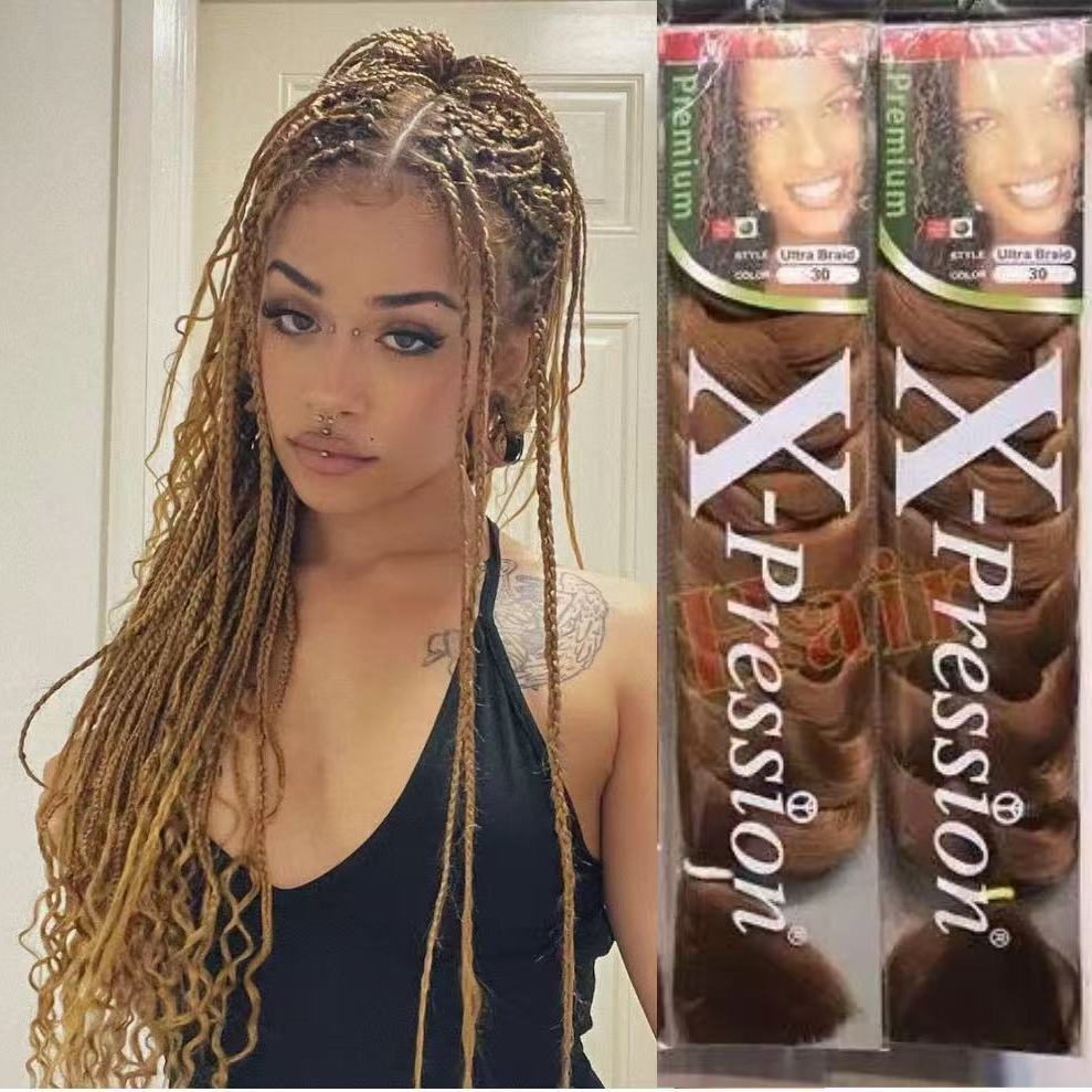 41INCH Xpression Braids Hair Extension Twist Jumbo Braids color 1 long