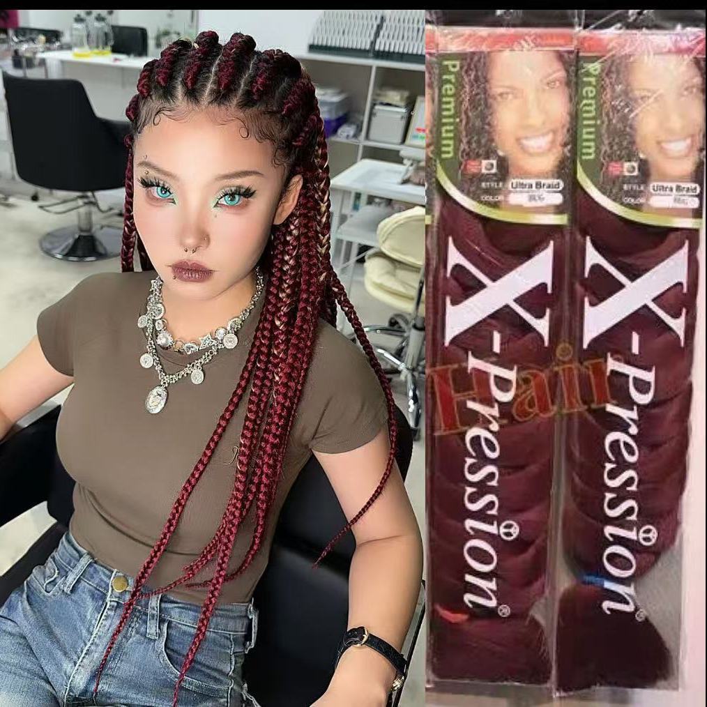 41INCH Xpression Braids Hair Extension Twist Jumbo Braids color 1 long