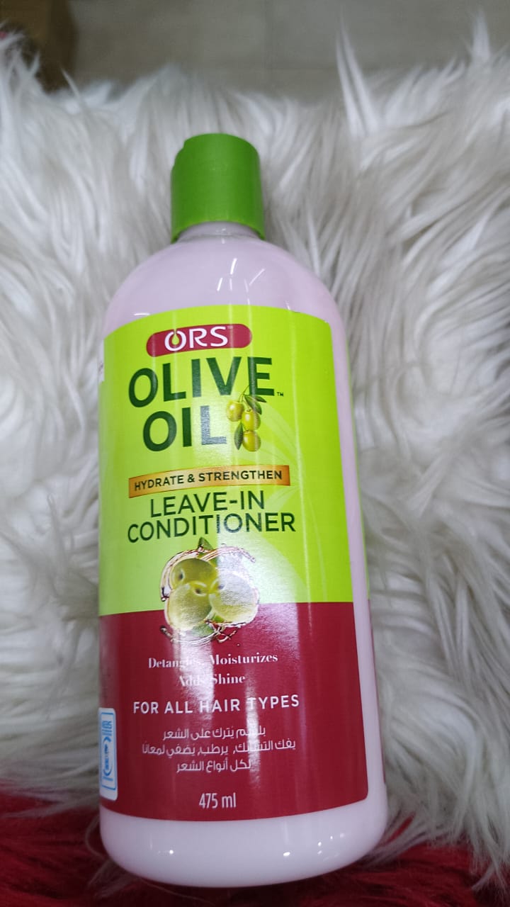 Ors Hydrate & Strengthen Leave In Conditioner for all hair types detangles, moisturizes adds shine  475ml