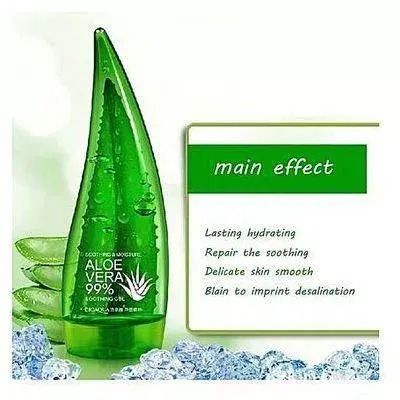 Fruit Of The Wokali Aloe Vera Soothing Gel Sunburn Repair Gel 99% Natural AloeVera Content Treat Sun Burns and Repairs Skin Faster Hydrating and Moisturizing Cream 260ml