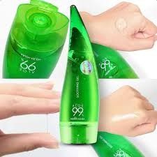 Fruit Of The Wokali Aloe Vera Soothing Gel Sunburn Repair Gel 99% Natural AloeVera Content Treat Sun Burns and Repairs Skin Faster Hydrating and Moisturizing Cream 260ml