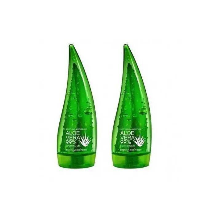 Fruit Of The Wokali Aloe Vera Soothing Gel Sunburn Repair Gel 99% Natural AloeVera Content Treat Sun Burns and Repairs Skin Faster Hydrating and Moisturizing Cream 260ml