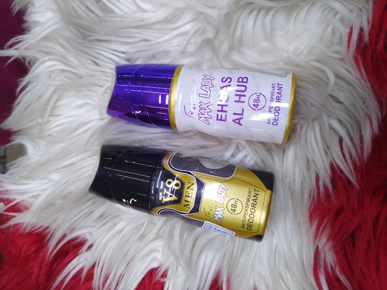 Max Lady V8 MEN AND EHSAS AL HUB roll-on deodorant antiperspirant 60ml