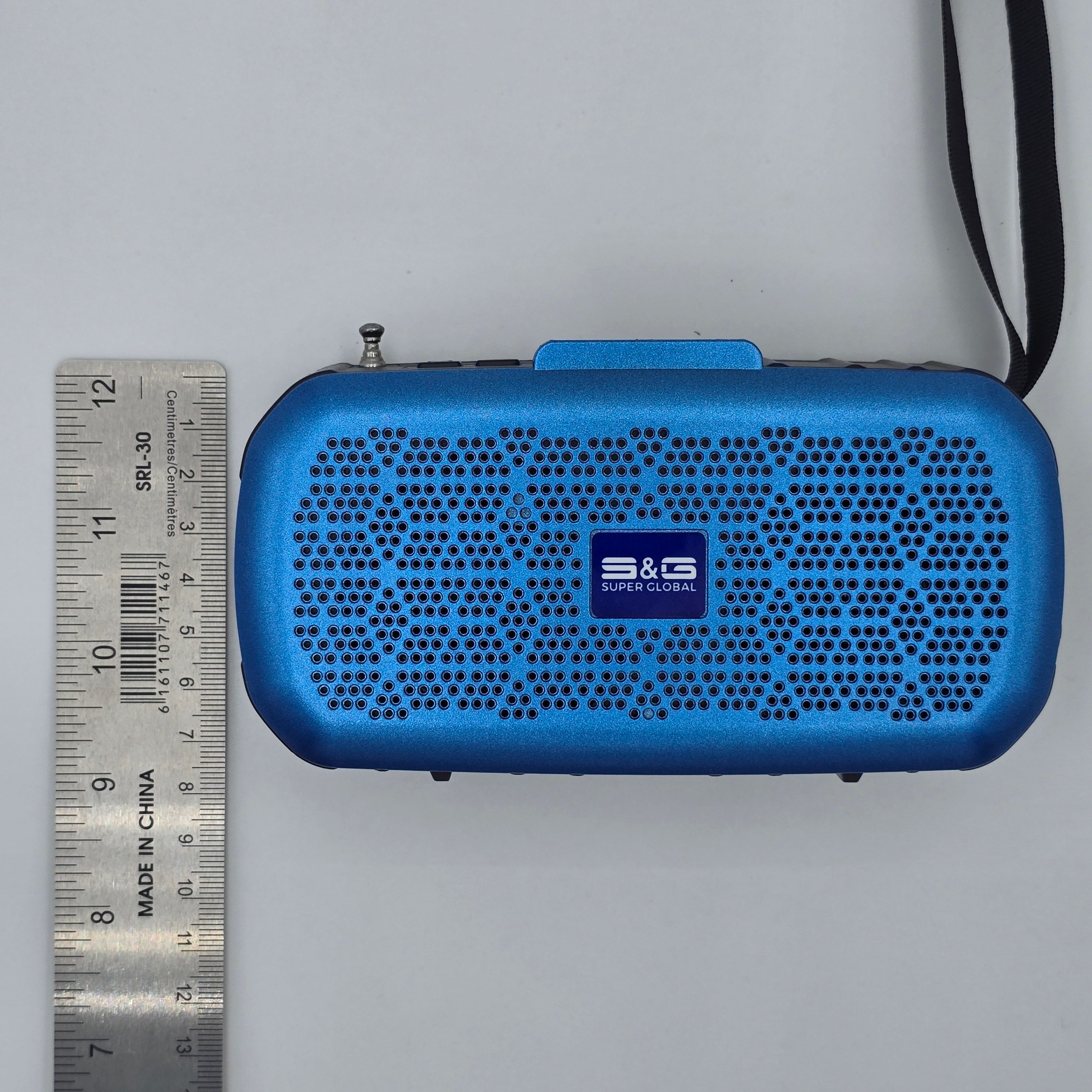 SG-R56 Solar Charge Flashlight Wireless Speaker Bluetooth Speaker Sound Box  Bass Subwoofer FM Radio AUX TF USB Spotlight Solar Panel Charging