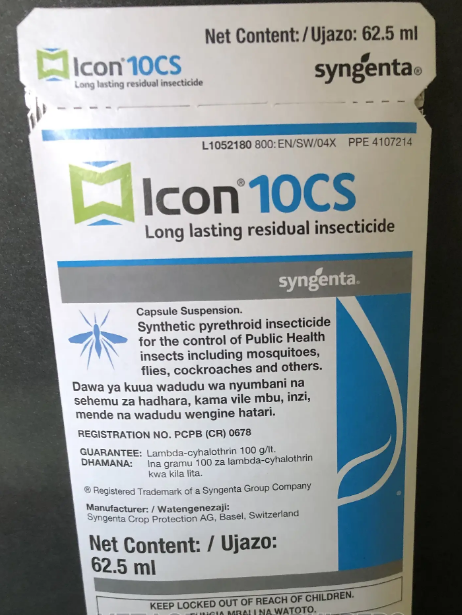 Long Lasting Mosquito Residual Insecticide 62.5ml,Icon 10CS Long Lasting Insecticide.