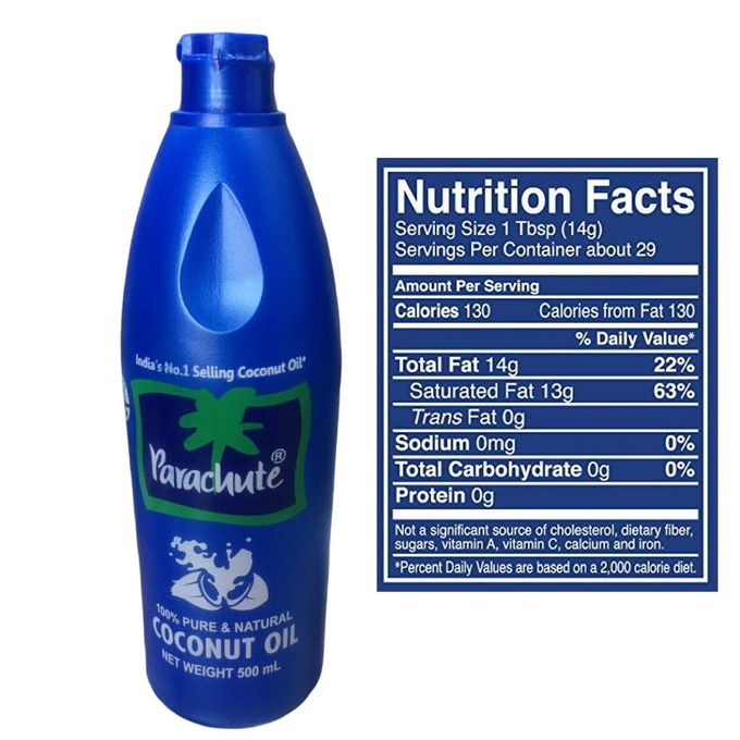 Parachute 100% Pure Unrefined Natural Multipurpose Coconut Oil