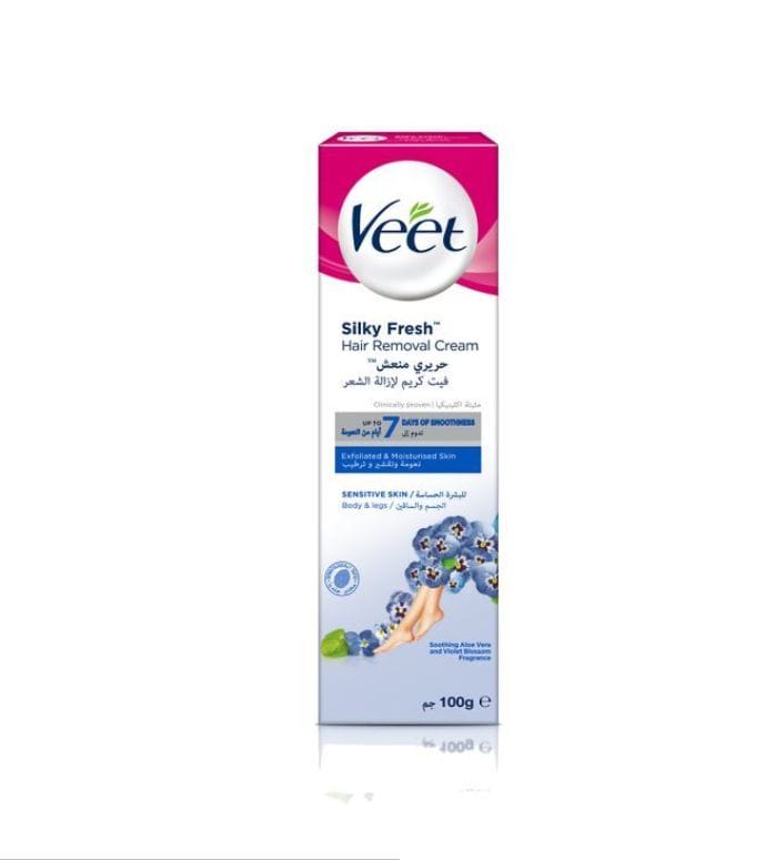 Veet Silky Fresh Hair Removal Cream Body & Legs for Sensitive Skin