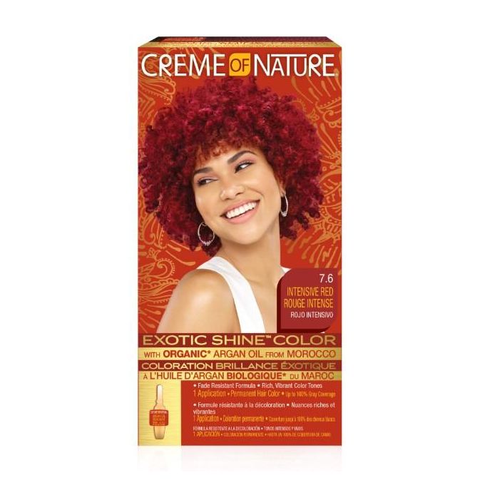 Creme Of Nature Argan Oil from Morocco  Color with Argan Oil 7.6 Intensive Red