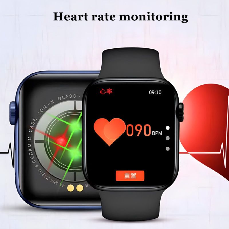 RichRipple 2 in 1 Smart Watch Men Women Bluetooth Calling Blood Pressure Heart Rate Monitor Sports Fitness Bracelet Smartwatch+Free Gift T55 Pro Max Bluetooth Earphone