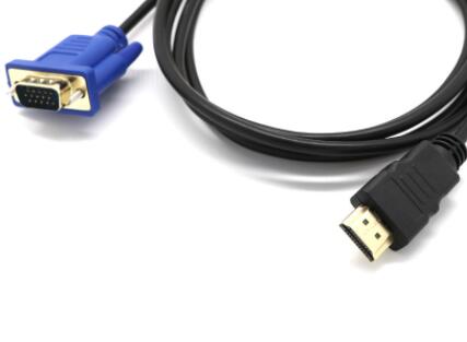 1.8M HDMI To VGA Cable Male to Male Video Adapter Only For HD player to HDTV (Pls Read Description)