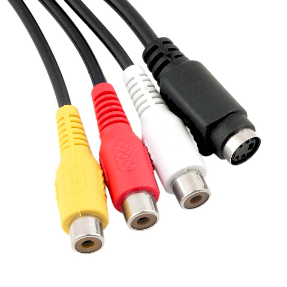 hdmi to vga VGA SVGA to S-VIDEO 3 RCA Female Converter Cable VGA to Video TV Out S-Video AV Adapter without hdmi splitter