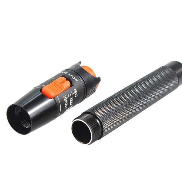 10MW 10KM Visual Fault Locator Fiber Optic Cable Tester Test Equipment Red Light Pen,Optical Fiber Test Pen,Clear Pen
