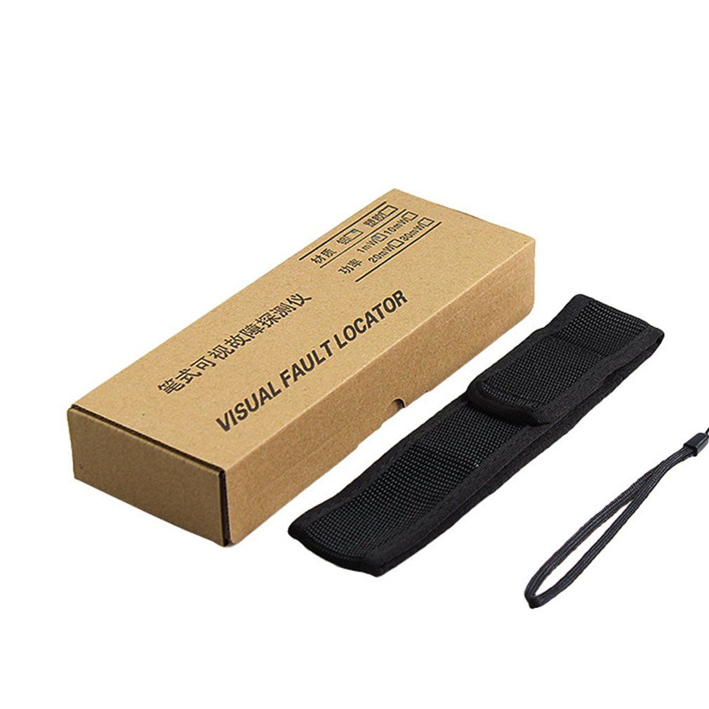 10MW 10KM Visual Fault Locator Fiber Optic Cable Tester Test Equipment Red Light Pen,Optical Fiber Test Pen,Clear Pen