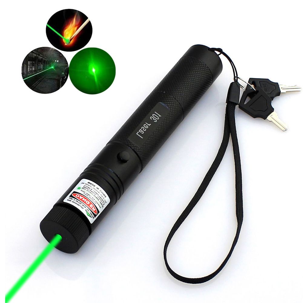 32nm 5mw Green Laser Sight 301 Pointer High Powerful Adjustable Focus Lazer Red Lasers Pen Burning Match (no Battery)
