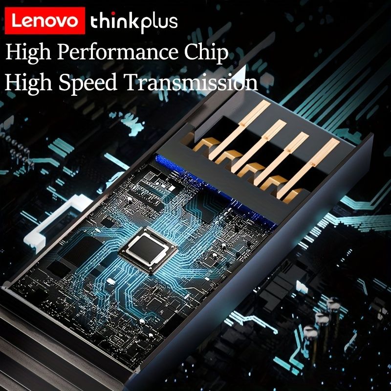 Lenovo Thinkplus 128GB USB Flash Drives U disk MU221 USB2.0 U disk Portable Shockproof Metal USB Flash Drive
