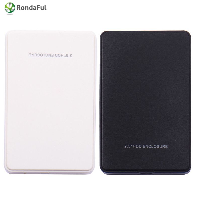 2 Colors USB 2.0 HDD Hard Drive 2.5 inch SATA box 2TB External Enclosure Mobile Disk Box for Cases laptop hard drivec Hard Disk