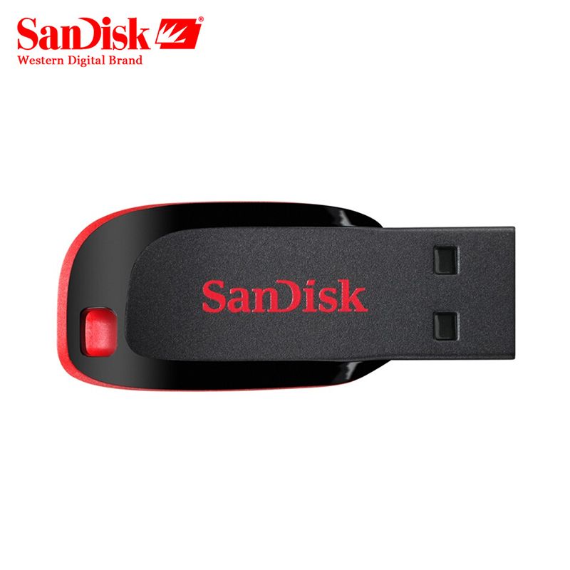 SanDisk USB 1TB 2TB Flash Drive U Disk 512GB Pen Drives USB 2.0 Memory Stick SDCZ50 Red 128GB