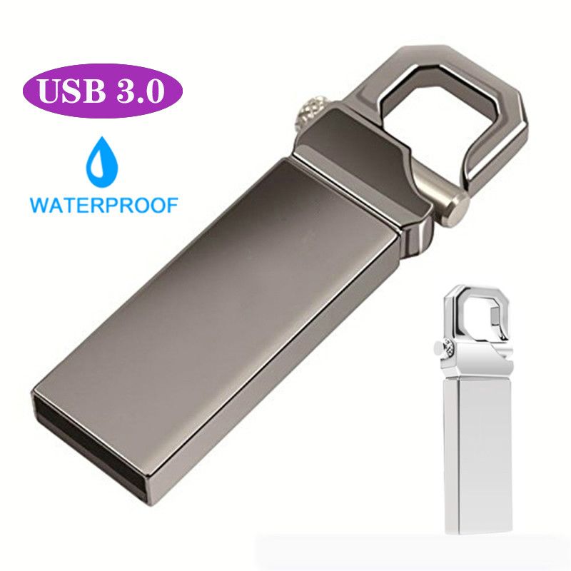 USB 3.0 Flash Drive speed bracelet usb 64GB metal pen drive 64GB  pendrive memory stick cle usb Silver 64GB