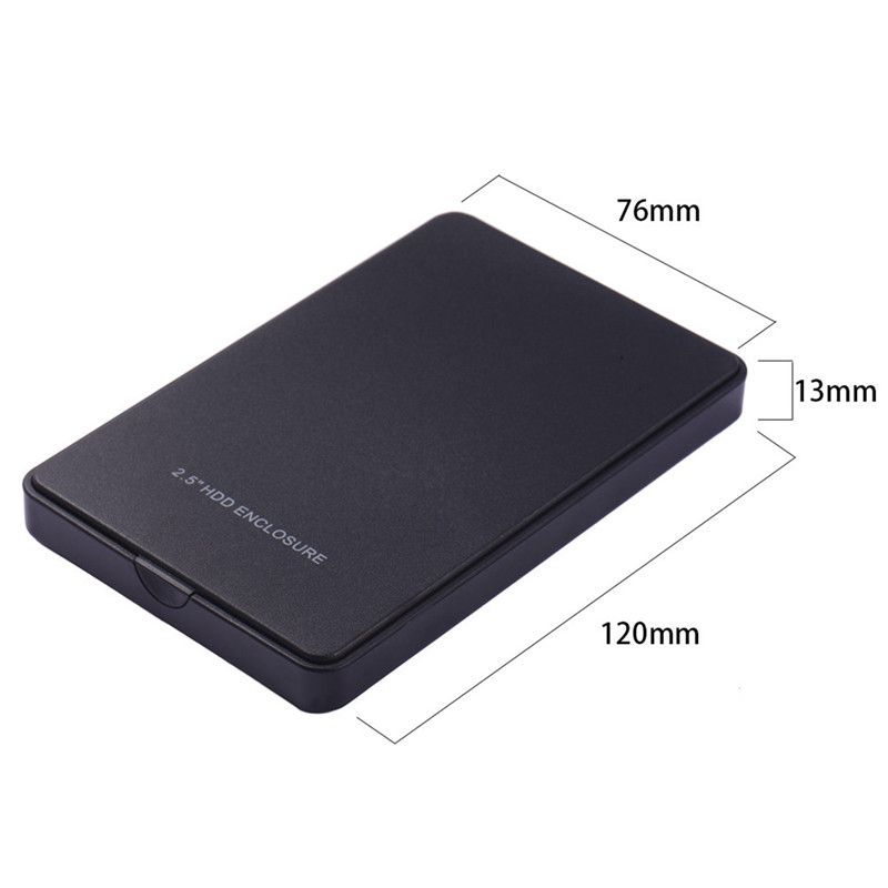 2 Colors USB 2.0 HDD Hard Drive 2.5 inch SATA box 2TB External Enclosure Mobile Disk Box for Cases laptop hard drivec Hard Disk
