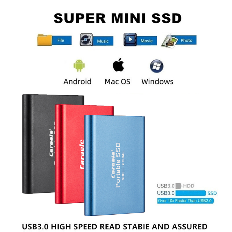 Original High Speed 4TB 2TB 1TB SSD External Hard Drive SSD TYPE-C Mobile External Solid State Drives for Laptops desktop