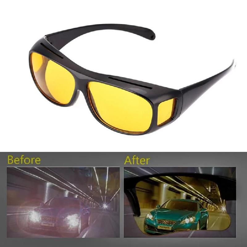 Unisex Night Driving Polarized Glasses – Anti-Glare Yellow Lens for Night Vision Yellow Lens 15 x 4.6 x 3cm