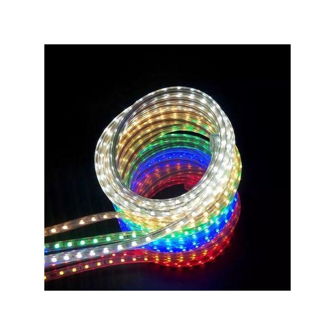 RGB Led Flexible Strip Snake Light Kit With Controller or 10 Meter Premium Led Rope Light as pic one size