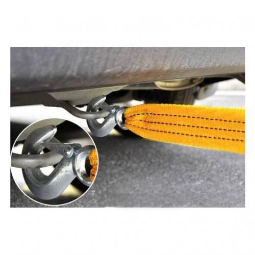 Towing Rope High Strength Car Tow Rope Fluorescent 3 tonnes tow Strap Bumper Trailer Car Safety Accessories Road Car Van 4x4 Recovery 3 tonnes one size
