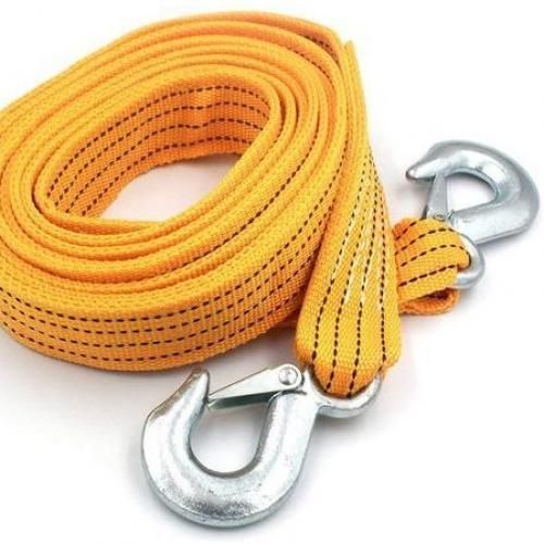 Towing Rope High Strength Car Tow Rope Fluorescent 3 tonnes tow Strap Bumper Trailer Car Safety Accessories Road Car Van 4x4 Recovery 3 tonnes one size