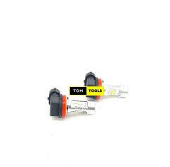120W 4 Sided H11 LED Bulb Pair Cold White one size
