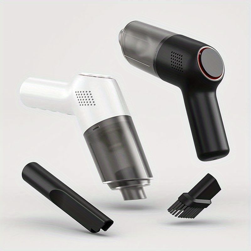 Portable Mini Handheld Vacuum Cleaner Cordless 9000PA Suction Rechargeable Battery For Car Black Wireless