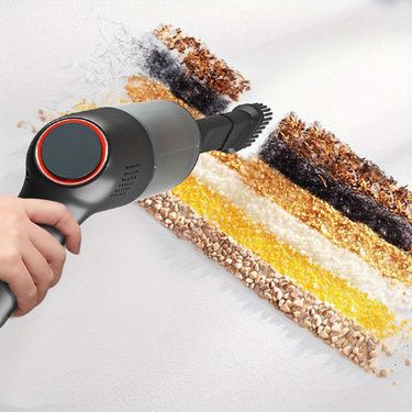 Portable Mini Handheld Vacuum Cleaner Cordless 9000PA Suction Rechargeable Battery For Car Black Wireless