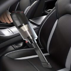 Portable Mini Handheld Vacuum Cleaner Cordless 9000PA Suction Rechargeable Battery For Car Black Wireless