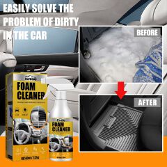 Car Foam Cleaner,Automotive Erobic Foam Cleaning,Safe On All Surfaces,Mild And Non-rritating,more Environmentally Friendly,Natural Without Corrosion,Mild Without Irritation 60ml one size