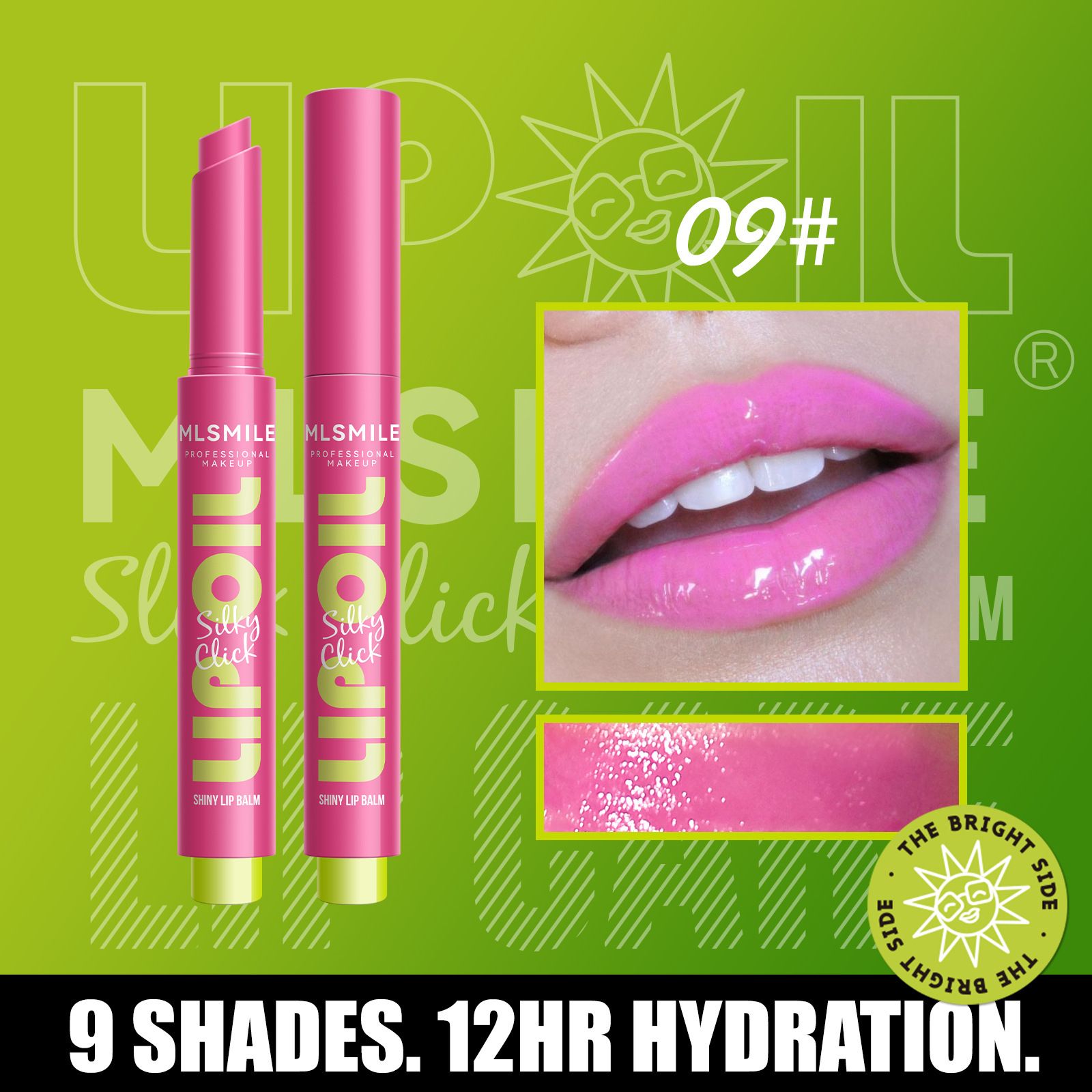 9-color press-on lipstick solid lip balm water-glow lip gloss moisturizing plump lips mirror surface lip oil 01# 2g view 8