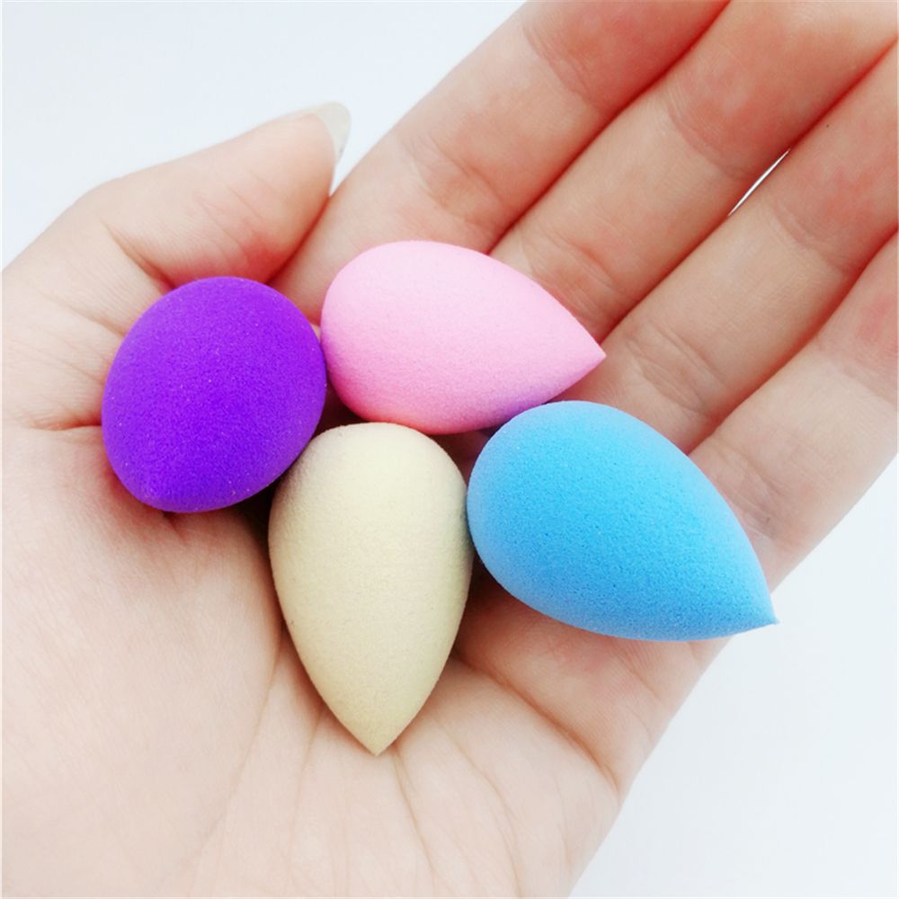 6pcs Mini Makeup Sponge Powder Puff Beauty Sponge for Makeup Concealer Liquid Foundation Face Cosmetic Puff Make Up Sponge Green 6pcs/set
