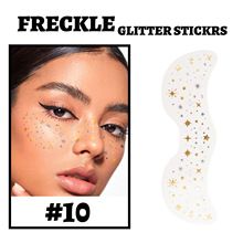 Gold Foil Tattoo Sticker, Waterproof, Glitter, Star & Butterfly Design, Party Stage Performance, Freckle Stickers, Tattoo Sticker Temporary Tattoo #01 Oon Piece