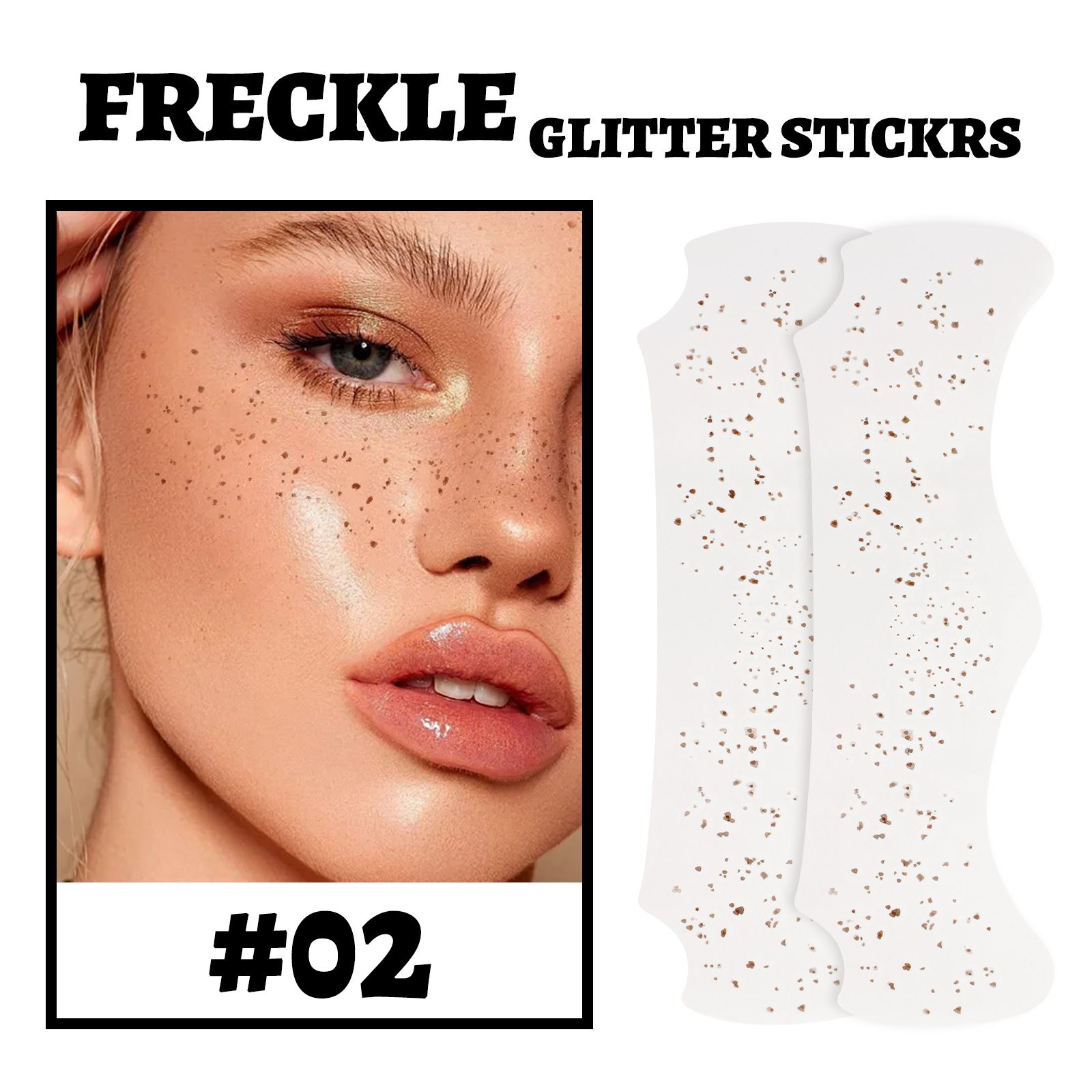 Gold Foil Tattoo Sticker, Waterproof, Glitter, Star & Butterfly Design, Party Stage Performance, Freckle Stickers, Tattoo Sticker Temporary Tattoo #01 Oon Piece