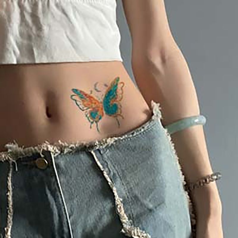 5 Pcs Tattoos Stickers,Butterflies Temporary Tattoos for Women, Girls Butterflies 5Pcs view 3