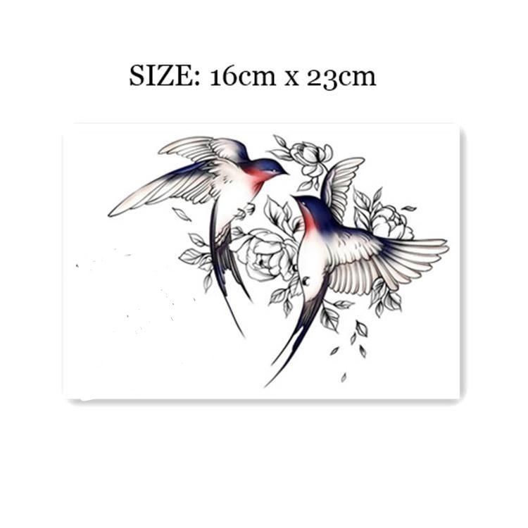 4 pieces Temporary Tattoos For Women Girl Birds Tattoo Temporary as picture 4 pieces view 7